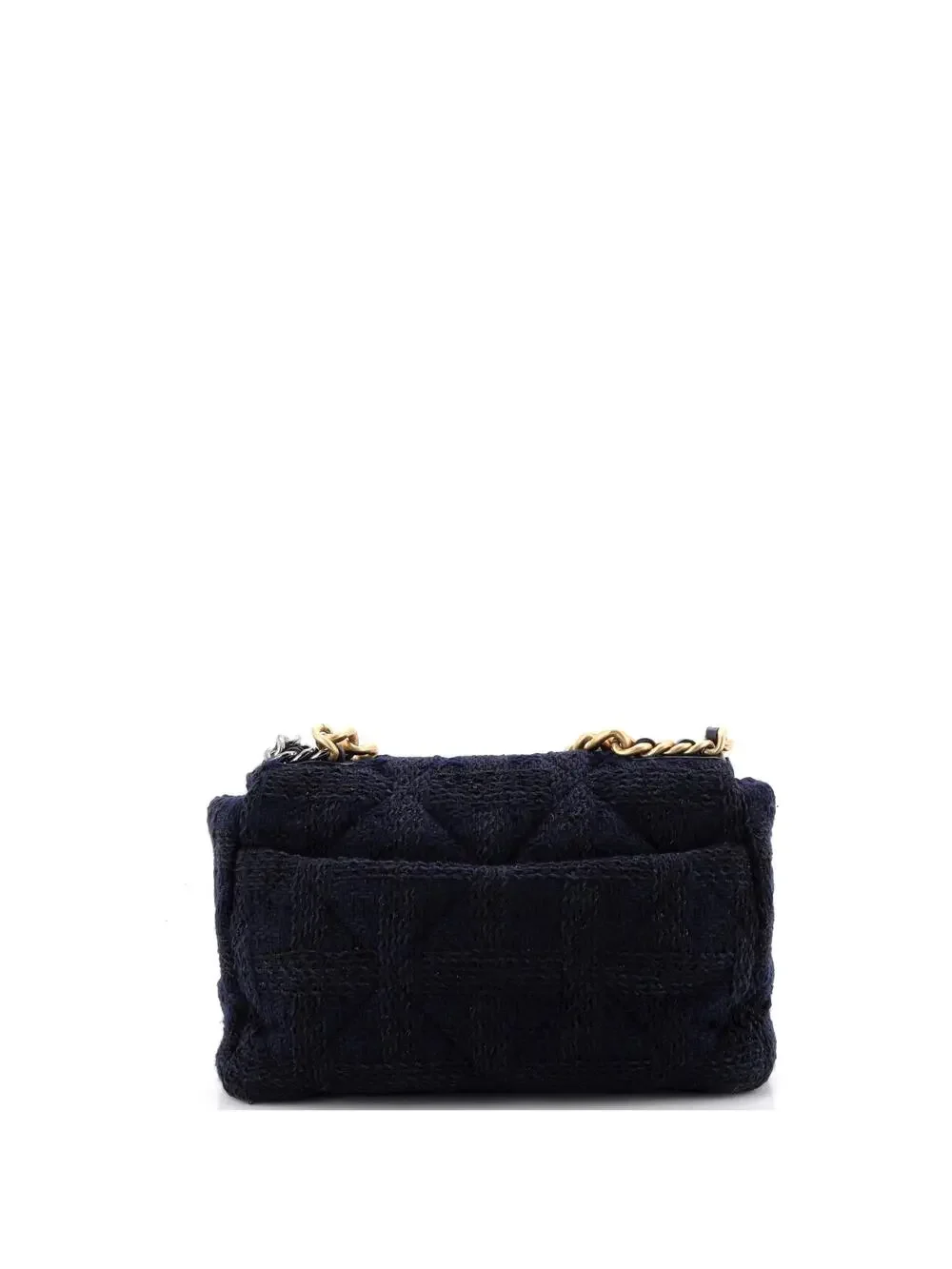 Chanel 19 Flap Bag Quilted Tweed Large #254473C47B
